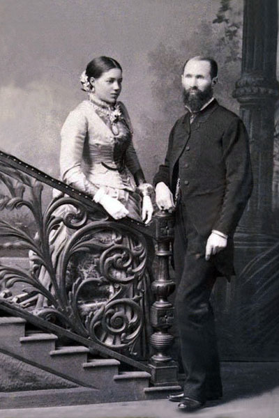 Lydia Pitman (b 1863) and William Stitt<br />ca. 1890's
